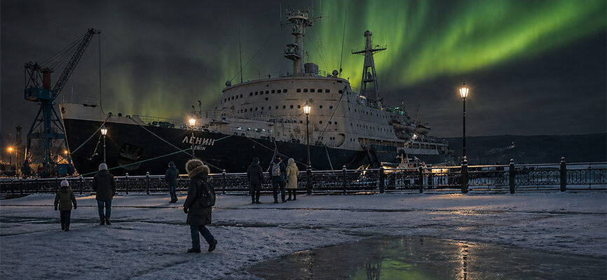 Северное сияние, Мурманск