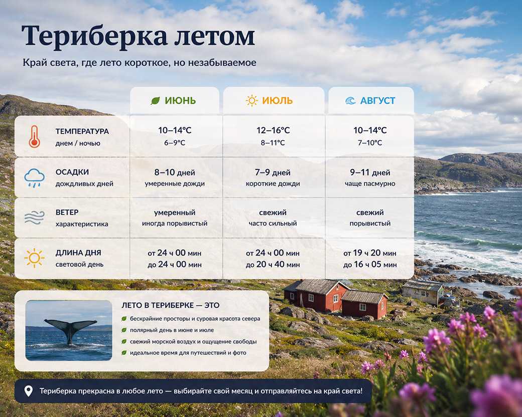Териберка летом