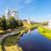 Псковский кремль в августе