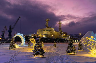 Мурманск за один день зимой