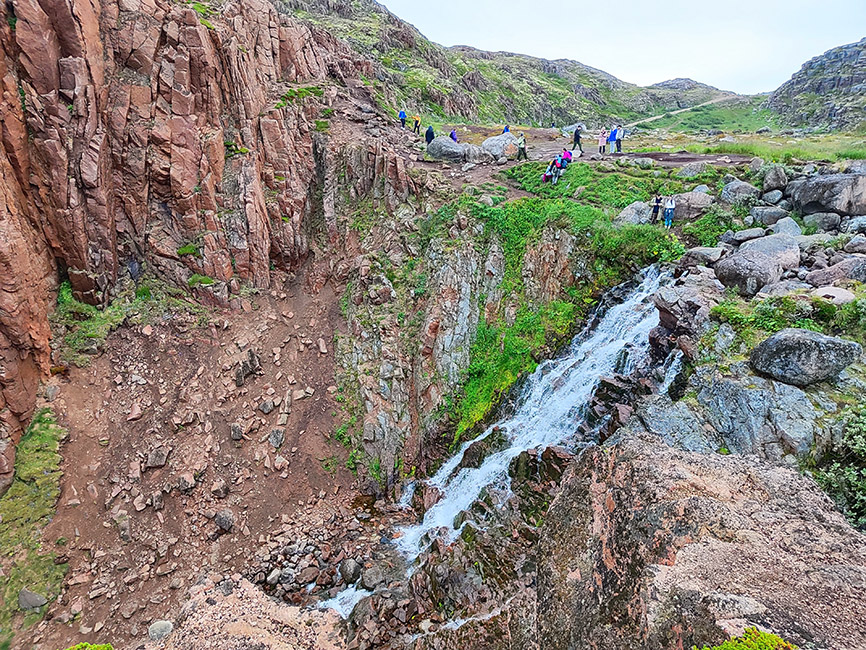 Парк Териберка: Батарейский водопад